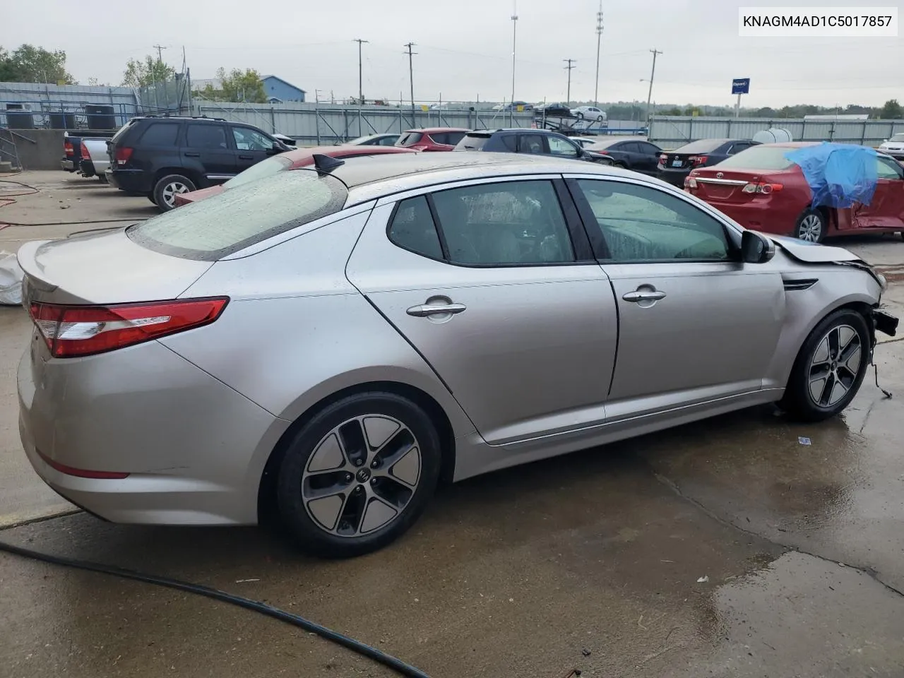 2012 Kia Optima Hybrid VIN: KNAGM4AD1C5017857 Lot: 72853184