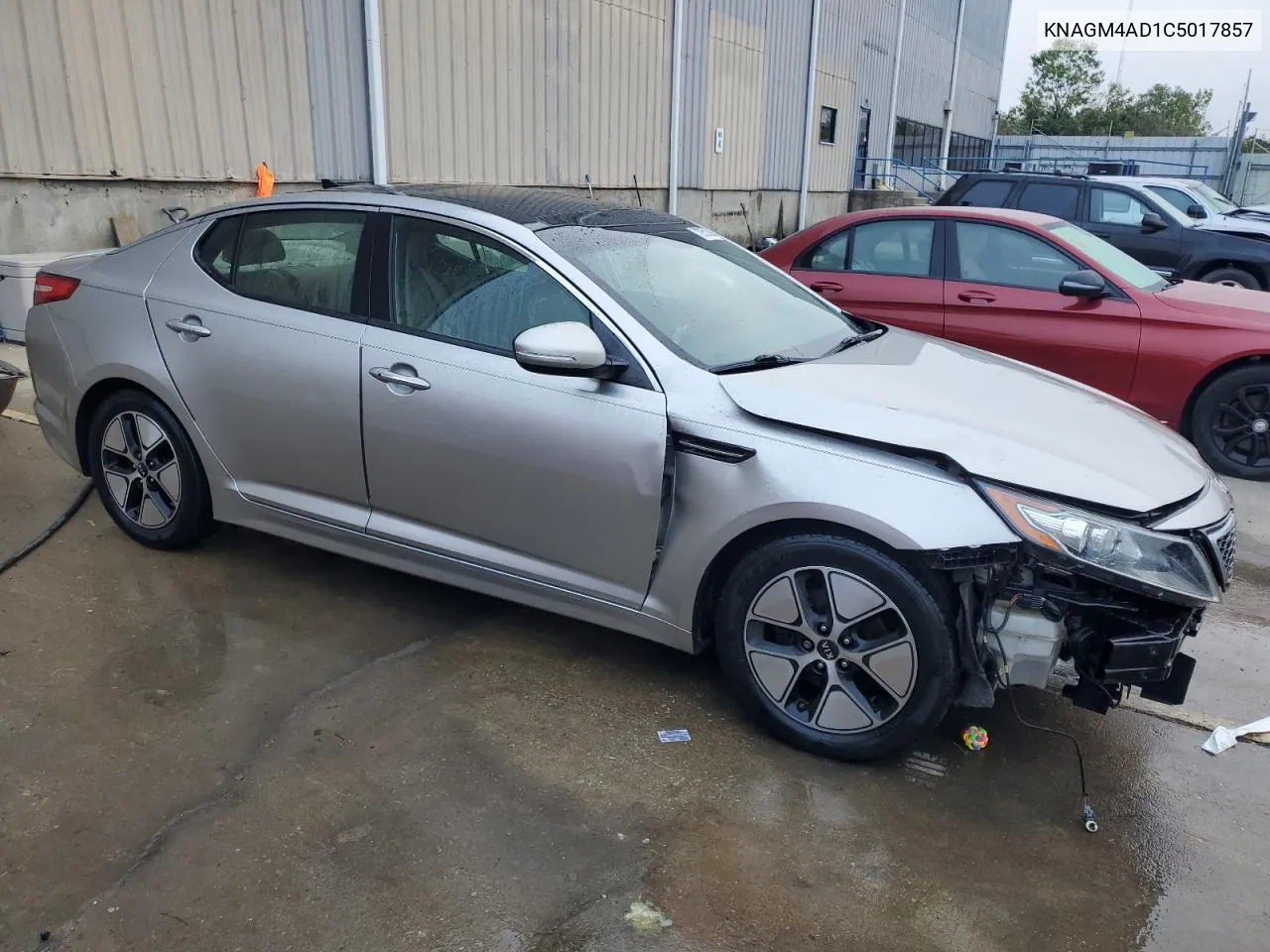 2012 Kia Optima Hybrid VIN: KNAGM4AD1C5017857 Lot: 72853184