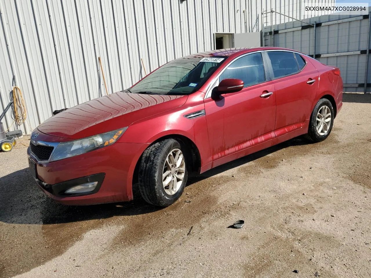 2012 Kia Optima Lx VIN: 5XXGM4A7XCG028994 Lot: 72948914