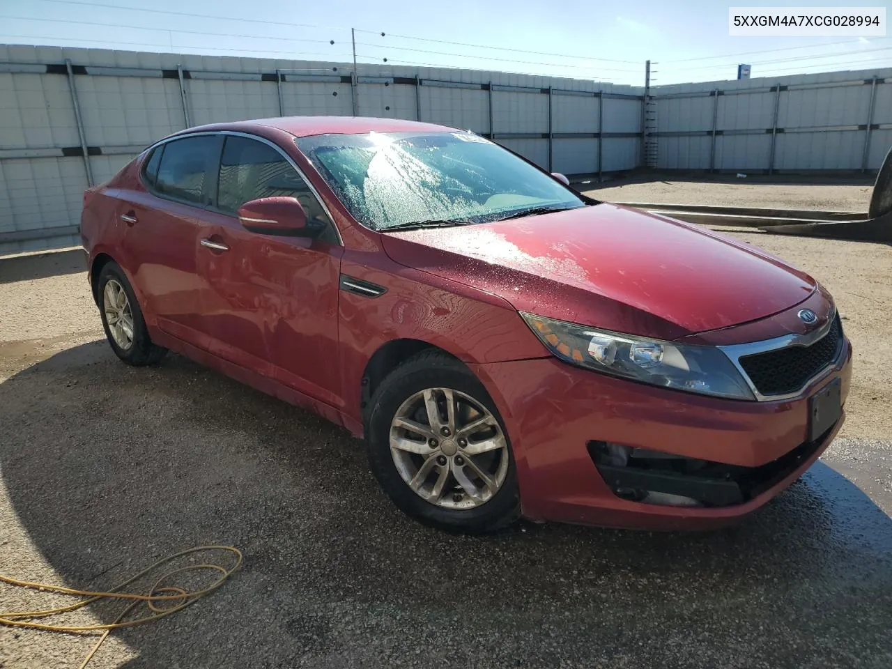 2012 Kia Optima Lx VIN: 5XXGM4A7XCG028994 Lot: 72948914