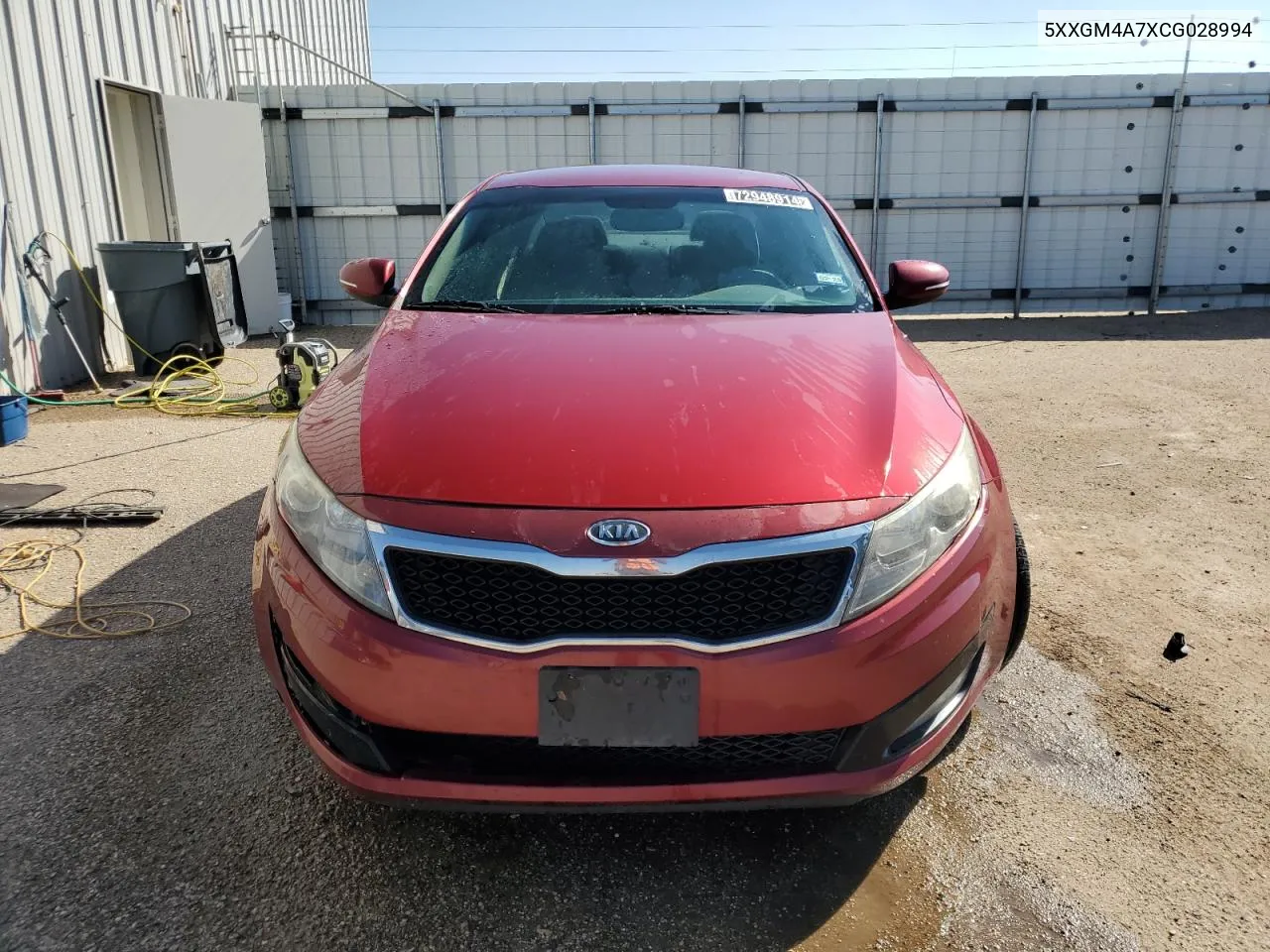 2012 Kia Optima Lx VIN: 5XXGM4A7XCG028994 Lot: 72948914