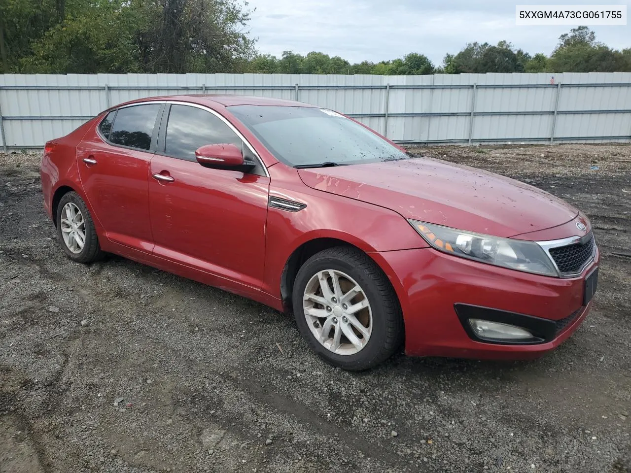 2012 Kia Optima Lx VIN: 5XXGM4A73CG061755 Lot: 73104814