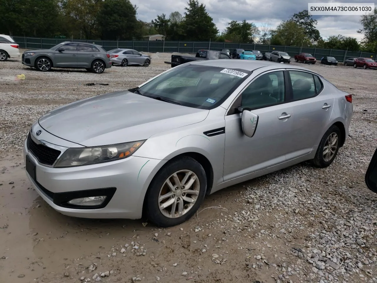 2012 Kia Optima Lx VIN: 5XXGM4A73CG061030 Lot: 73201904