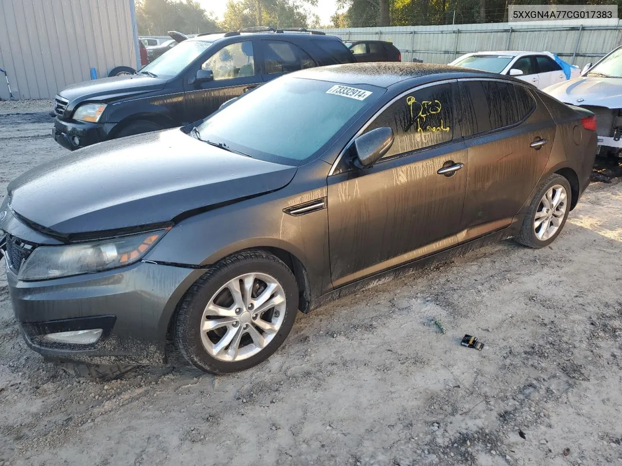 2012 Kia Optima Ex VIN: 5XXGN4A77CG017383 Lot: 73332914