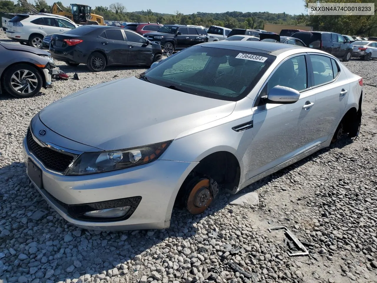 2012 Kia Optima Ex VIN: 5XXGN4A74CG018233 Lot: 73648384