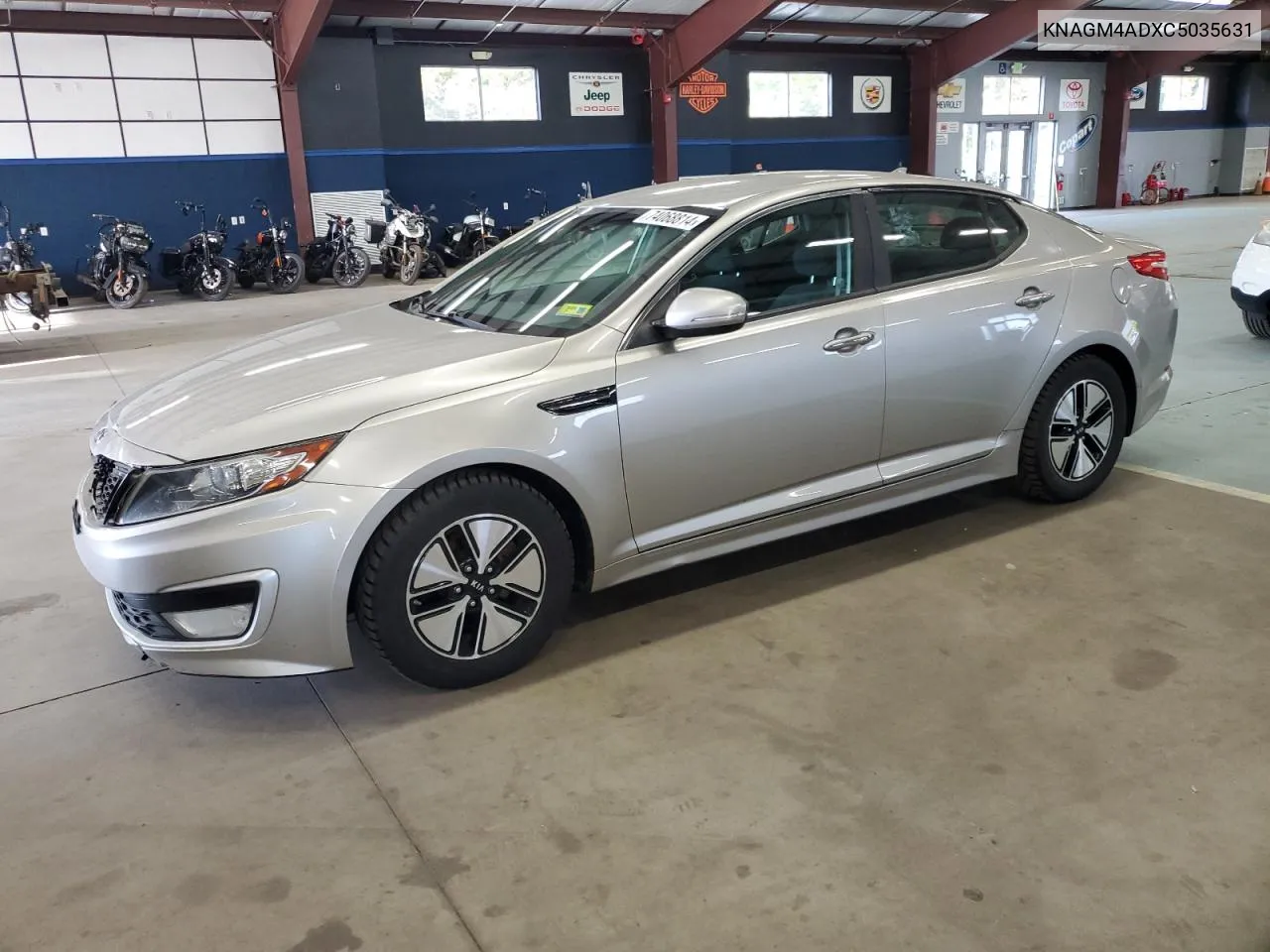 2012 Kia Optima Hybrid VIN: KNAGM4ADXC5035631 Lot: 74068814