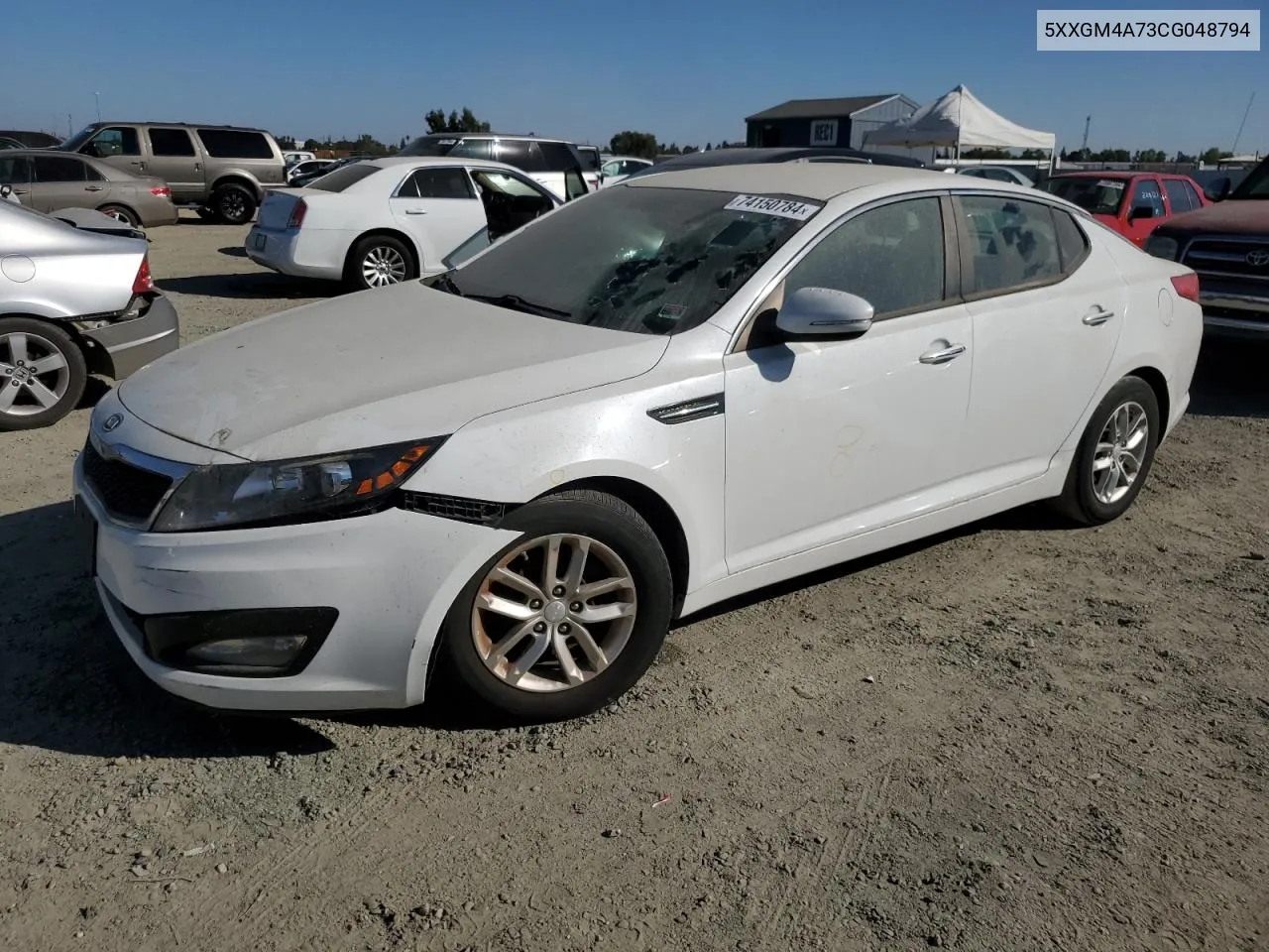 2012 Kia Optima Lx VIN: 5XXGM4A73CG048794 Lot: 74150784