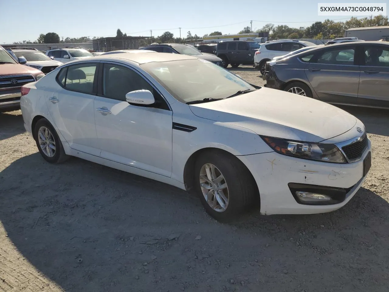 2012 Kia Optima Lx VIN: 5XXGM4A73CG048794 Lot: 74150784