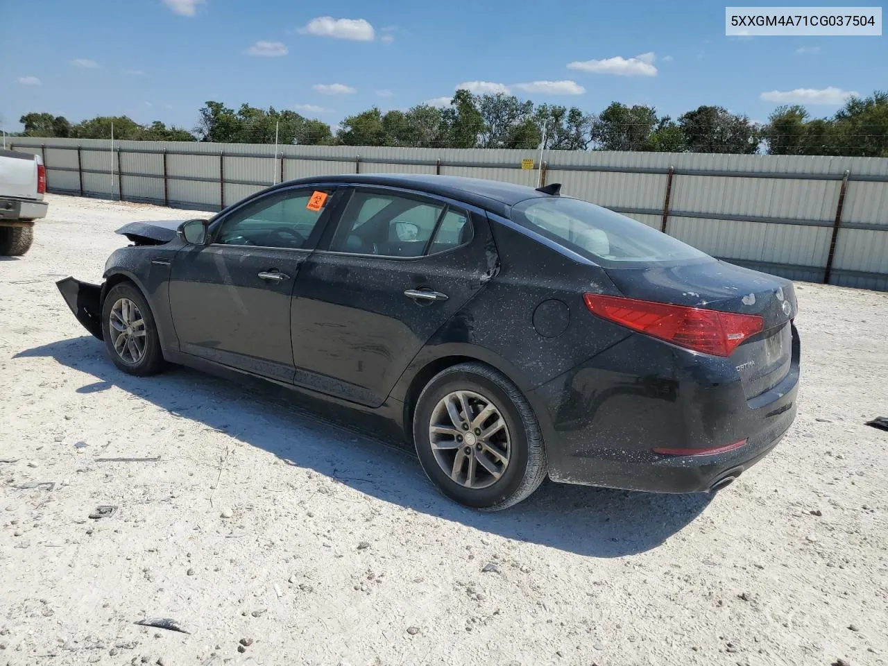 2012 Kia Optima Lx VIN: 5XXGM4A71CG037504 Lot: 74373524