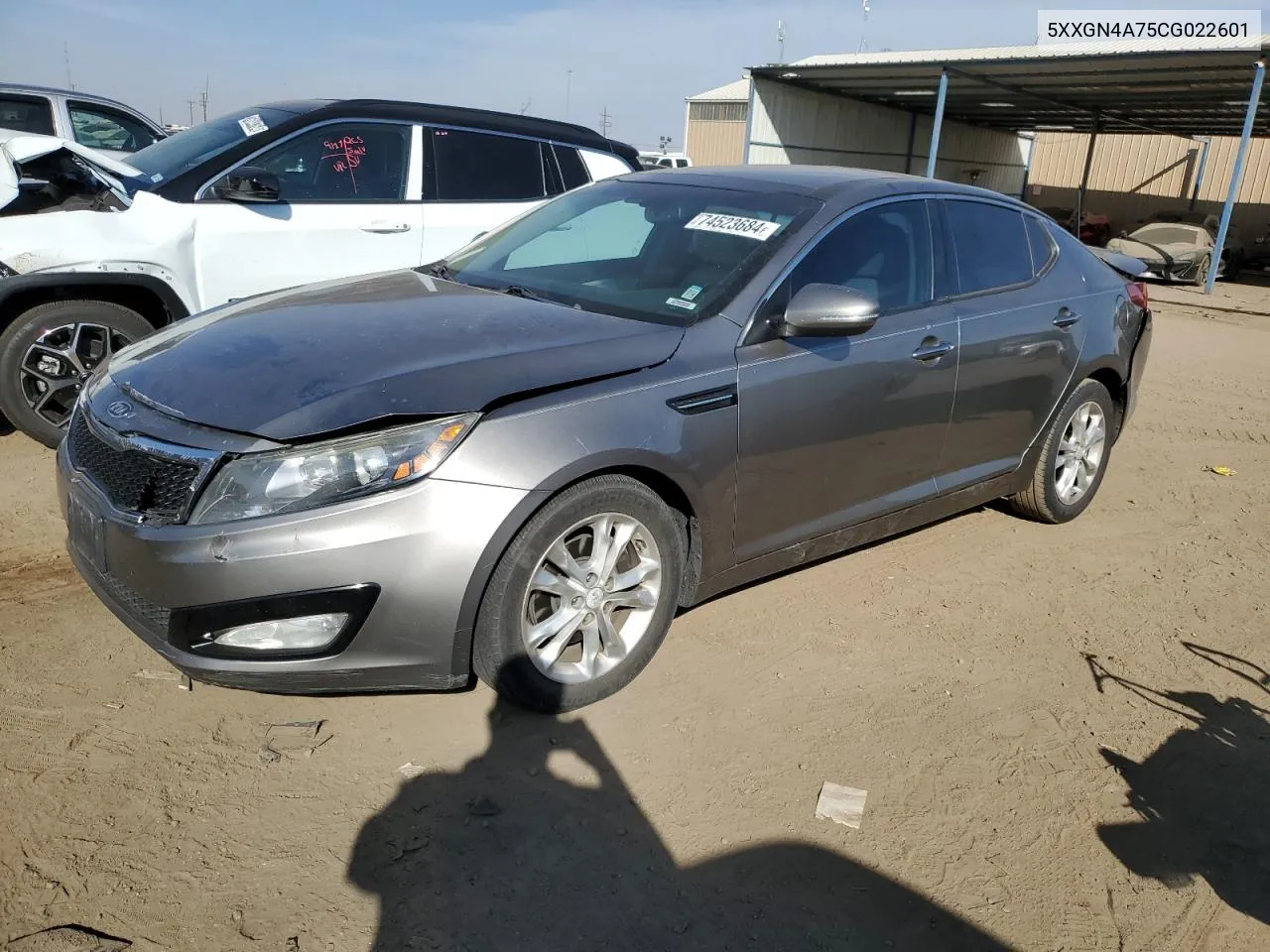 2012 Kia Optima Ex VIN: 5XXGN4A75CG022601 Lot: 74523684