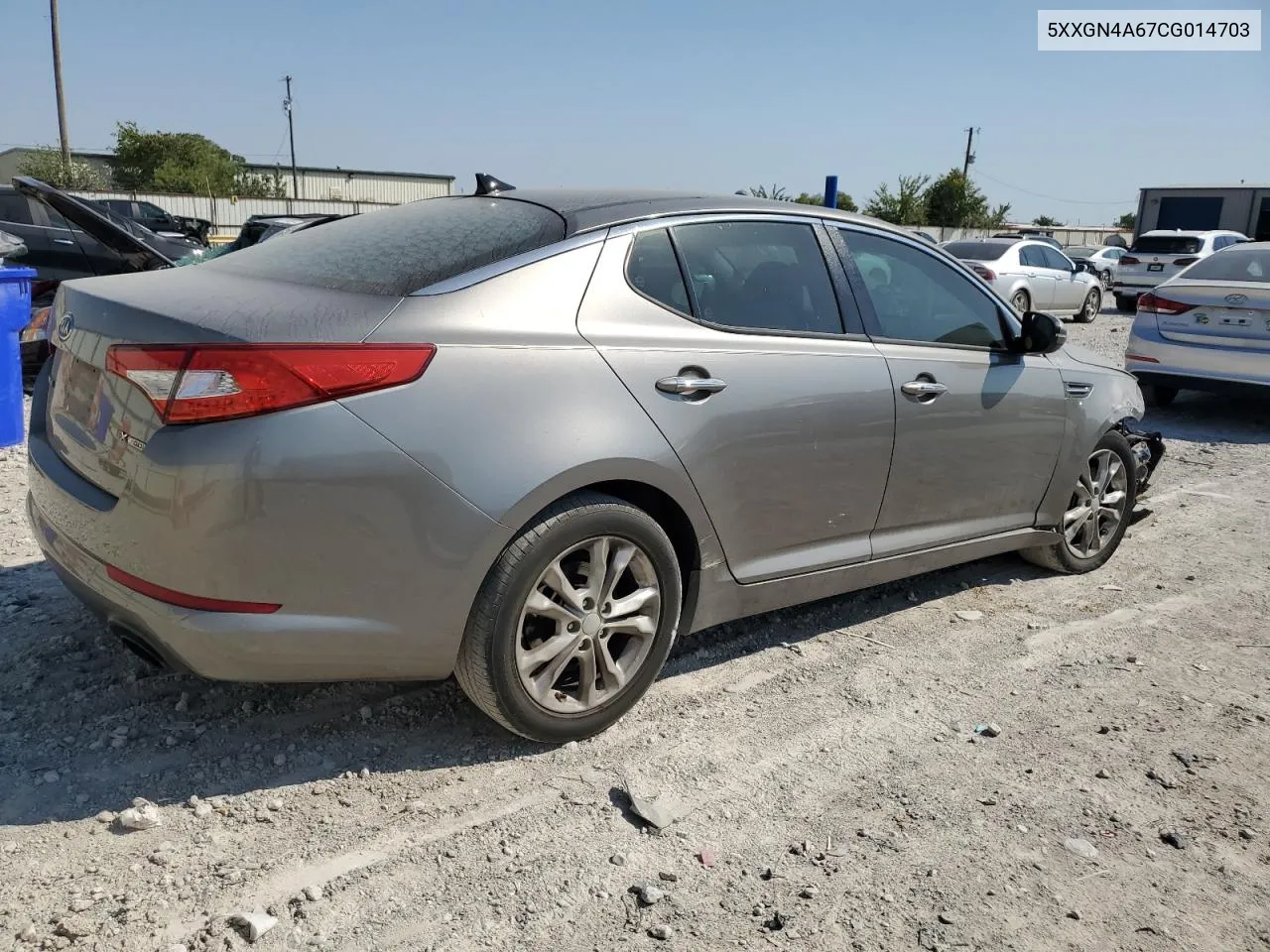 2012 Kia Optima Ex VIN: 5XXGN4A67CG014703 Lot: 74580794