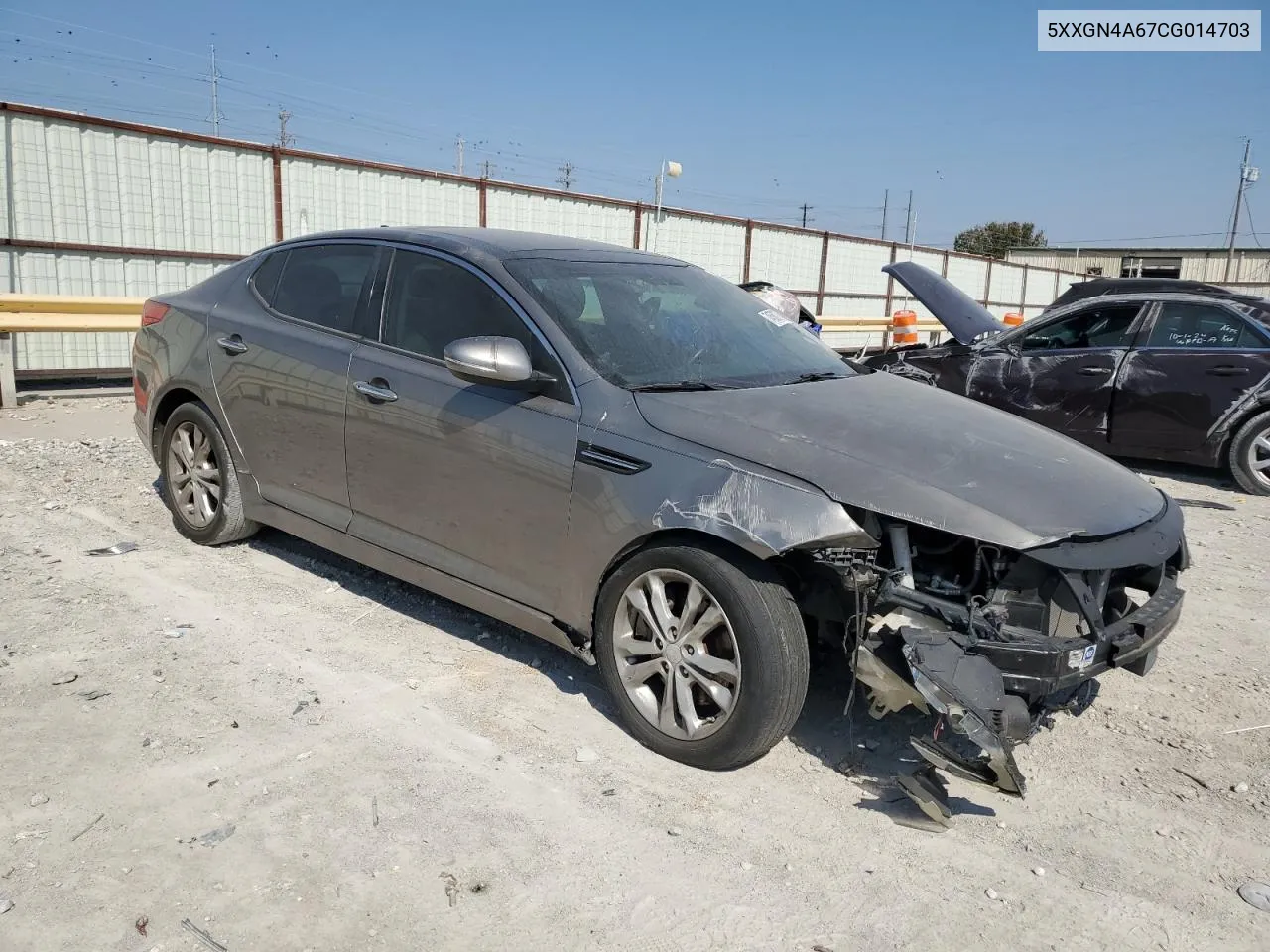 2012 Kia Optima Ex VIN: 5XXGN4A67CG014703 Lot: 74580794