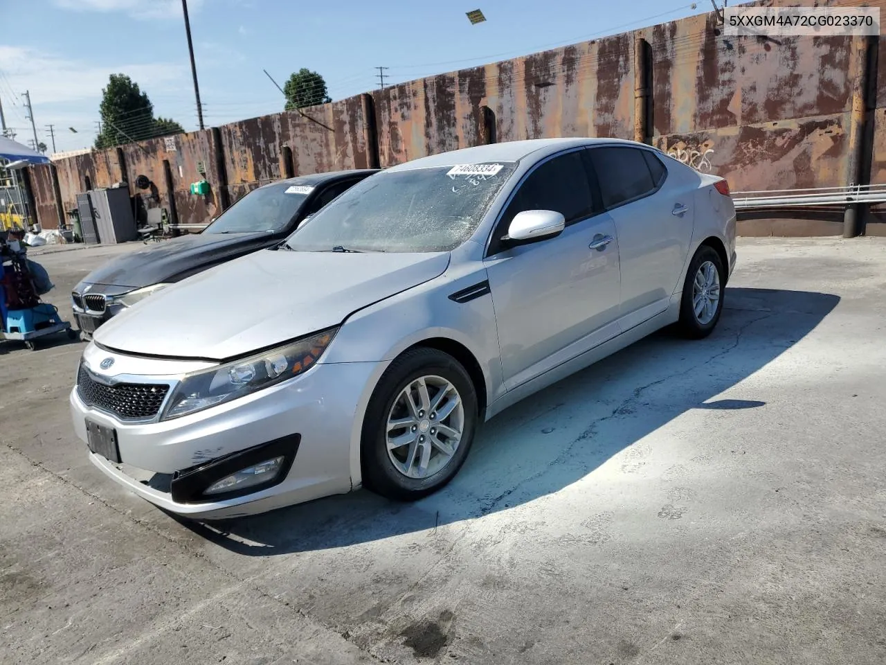 2012 Kia Optima Lx VIN: 5XXGM4A72CG023370 Lot: 74608334