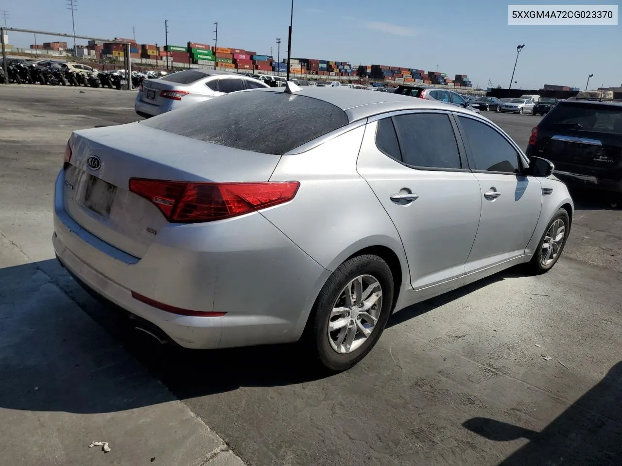 2012 Kia Optima Lx VIN: 5XXGM4A72CG023370 Lot: 74608334