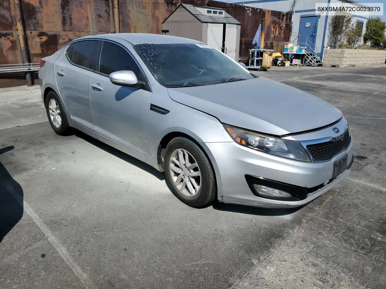 2012 Kia Optima Lx VIN: 5XXGM4A72CG023370 Lot: 74608334