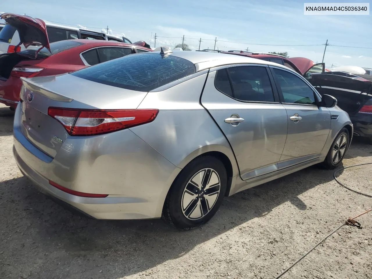 KNAGM4AD4C5036340 2012 Kia Optima Hybrid