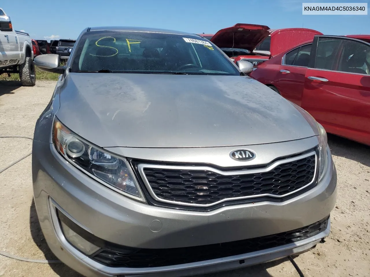 2012 Kia Optima Hybrid VIN: KNAGM4AD4C5036340 Lot: 74681384