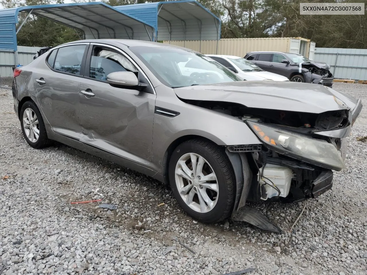 2012 Kia Optima Ex VIN: 5XXGN4A72CG007568 Lot: 74686524