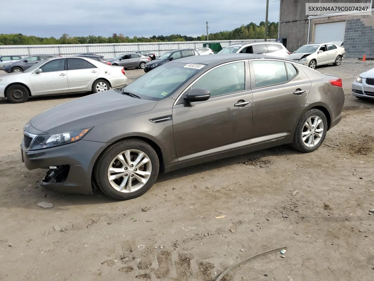 2012 Kia Optima Ex VIN: 5XXGN4A79CG074247 Lot: 74692334