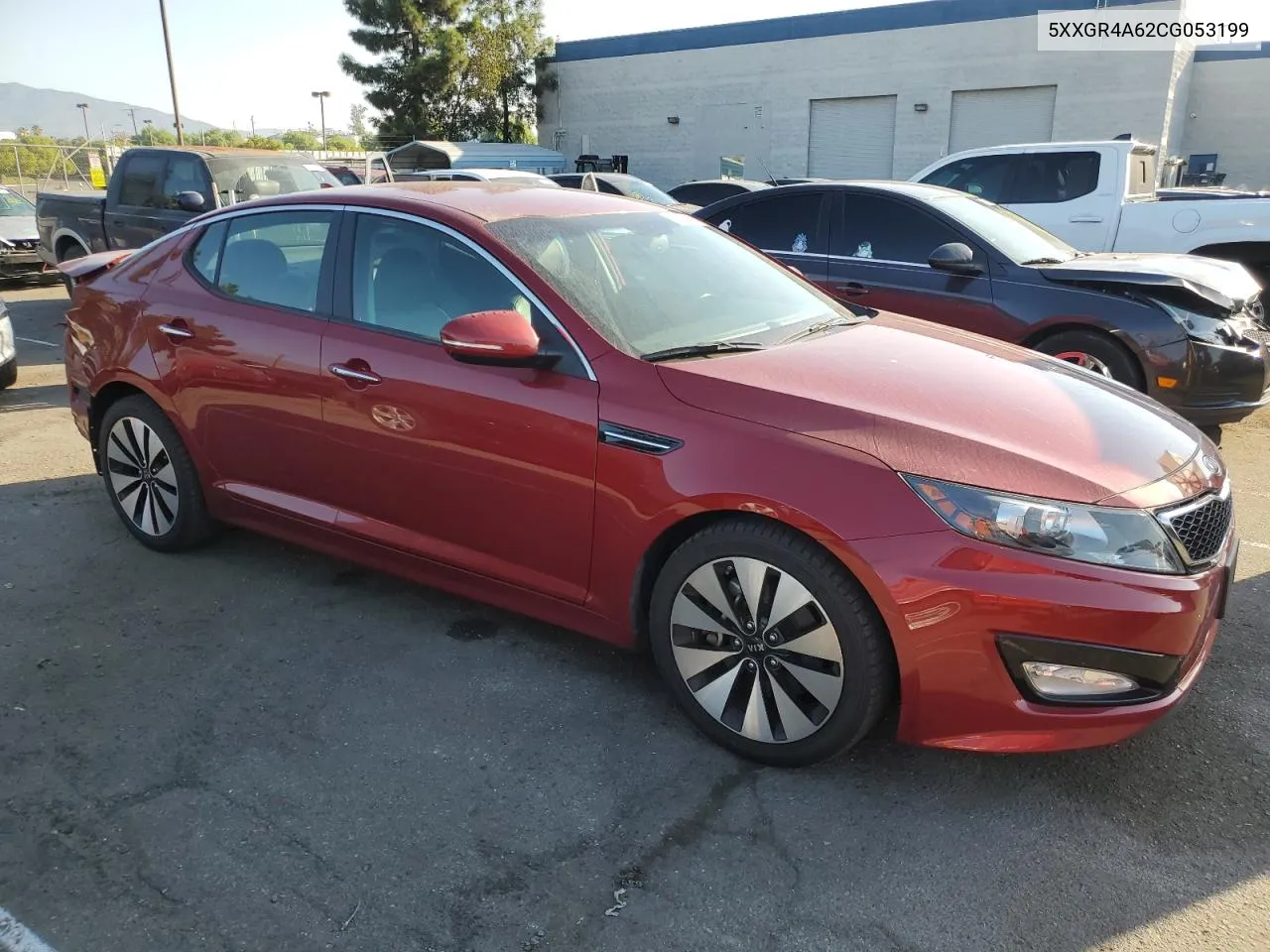 2012 Kia Optima Sx VIN: 5XXGR4A62CG053199 Lot: 74738884