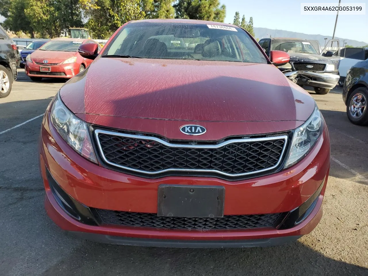 2012 Kia Optima Sx VIN: 5XXGR4A62CG053199 Lot: 74738884