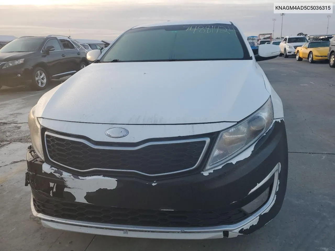 2012 Kia Optima Hybrid VIN: KNAGM4AD5C5036315 Lot: 74881424