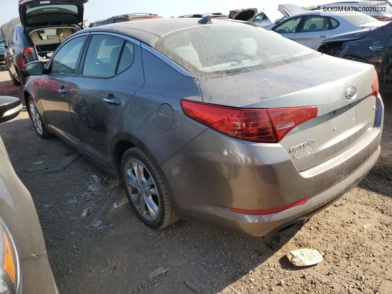 2012 Kia Optima Lx VIN: 5XXGM4A78CG020232 Lot: 74929314