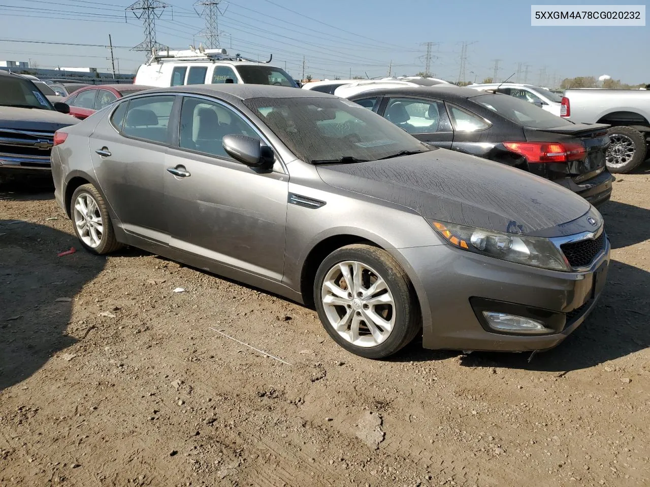 2012 Kia Optima Lx VIN: 5XXGM4A78CG020232 Lot: 74929314