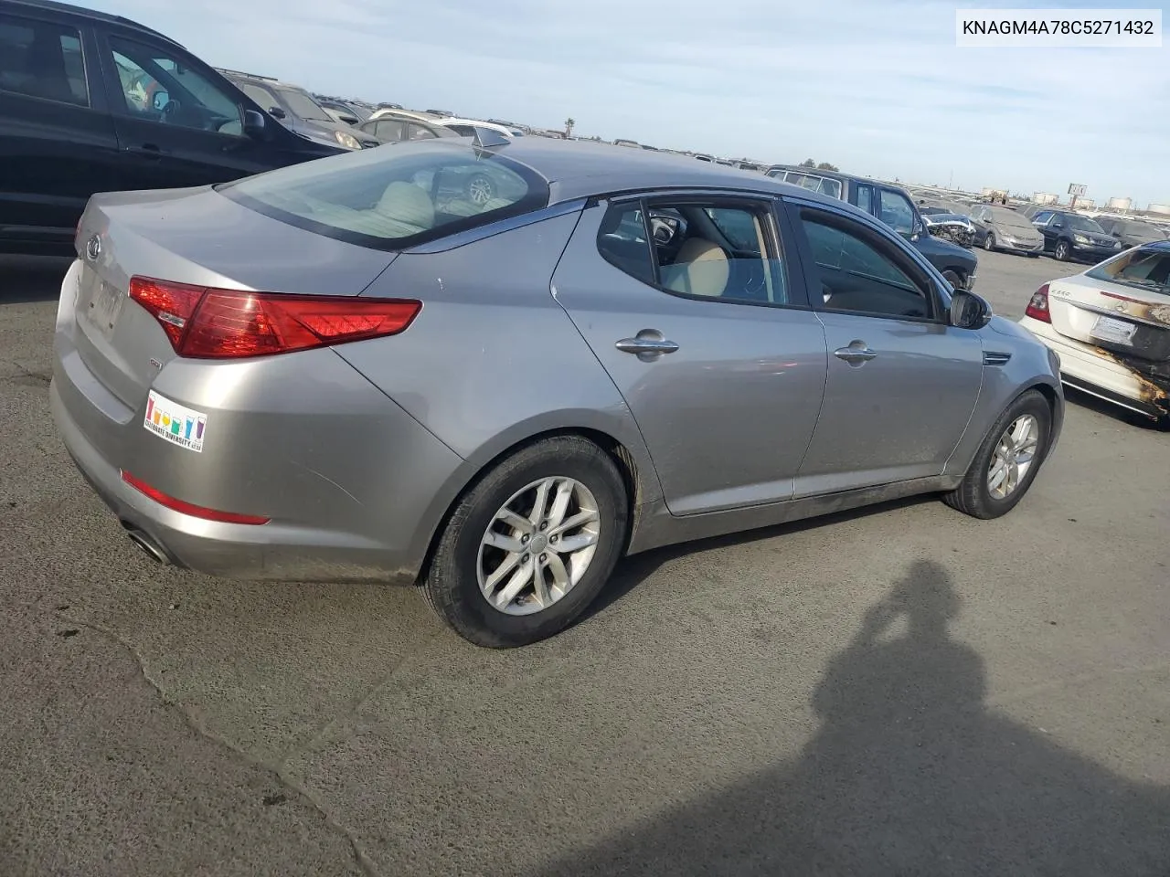 2012 Kia Optima Lx VIN: KNAGM4A78C5271432 Lot: 74980744