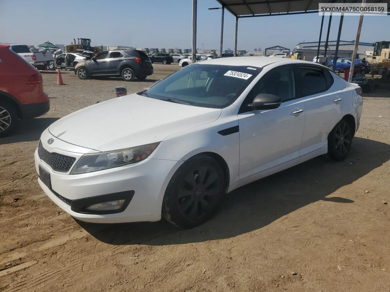 2012 Kia Optima Lx VIN: 5XXGM4A75CG058159 Lot: 75324524