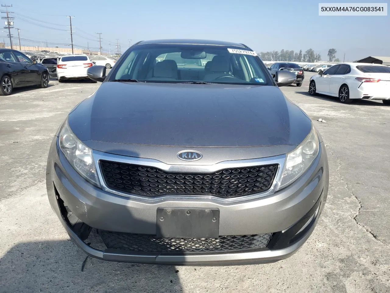 2012 Kia Optima Lx VIN: 5XXGM4A76CG083541 Lot: 75527974