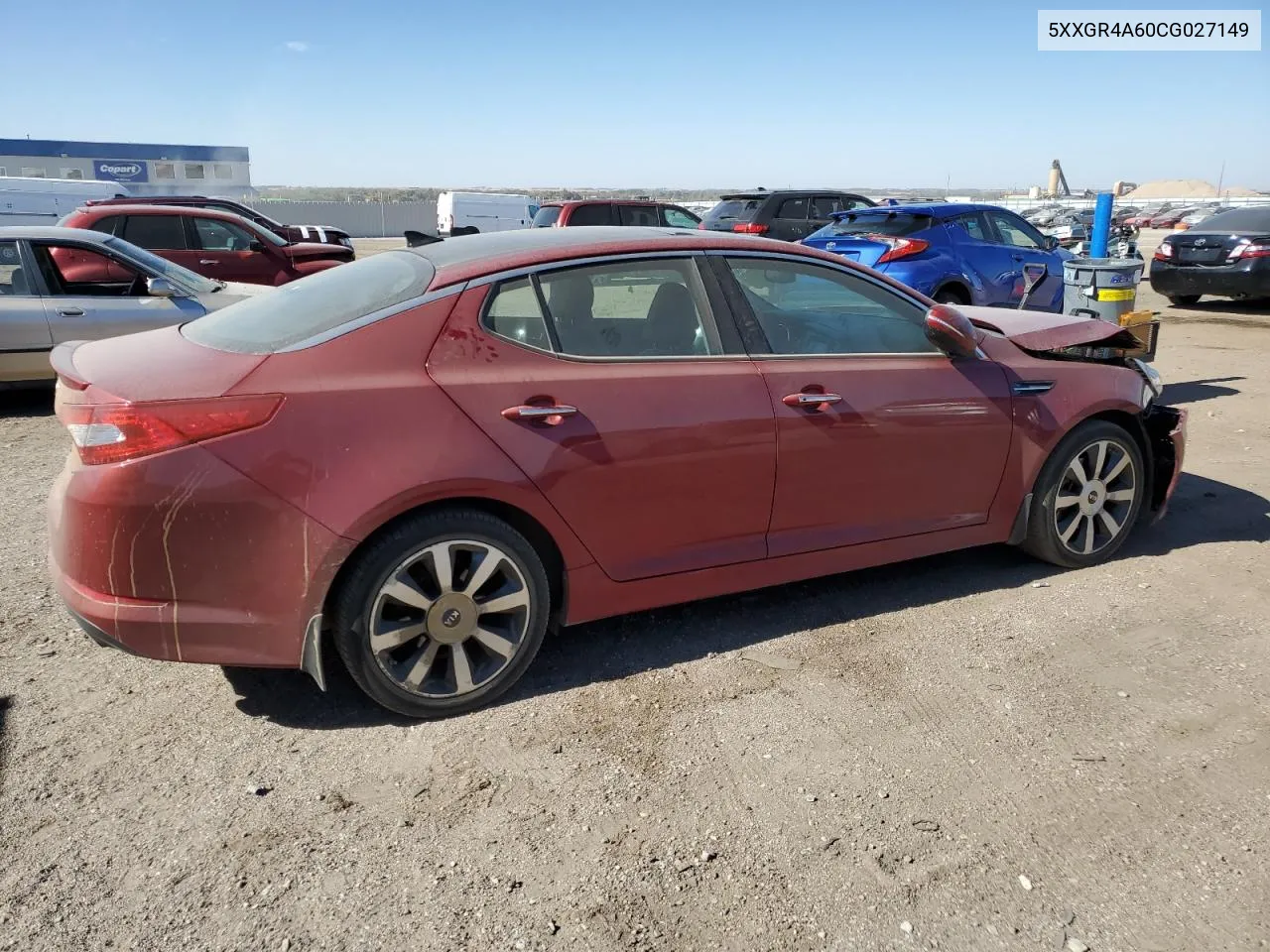 2012 Kia Optima Sx VIN: 5XXGR4A60CG027149 Lot: 75729774