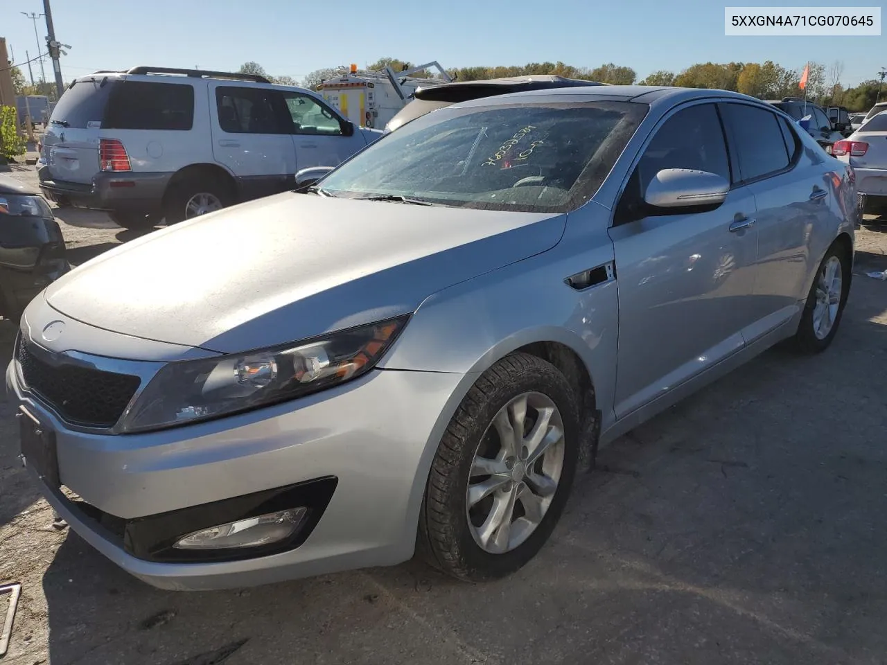 2012 Kia Optima Ex VIN: 5XXGN4A71CG070645 Lot: 76032584