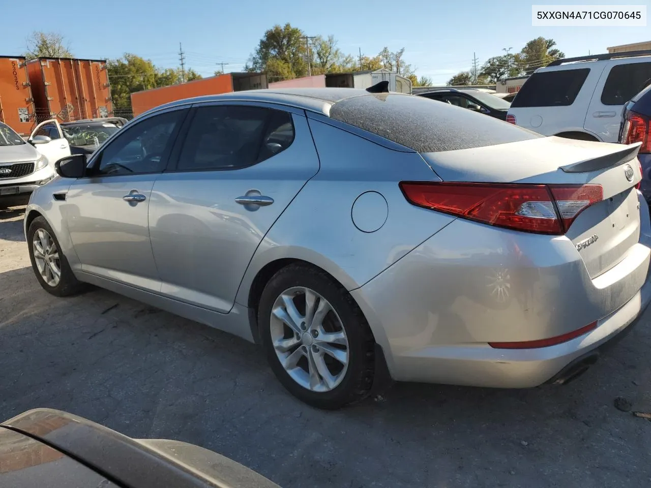 2012 Kia Optima Ex VIN: 5XXGN4A71CG070645 Lot: 76032584