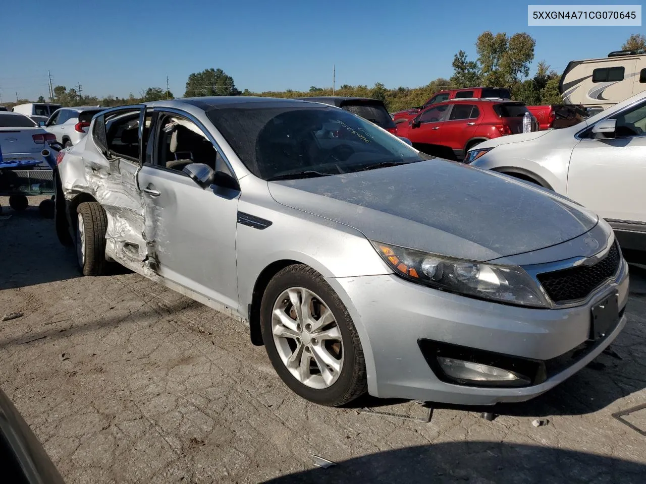 2012 Kia Optima Ex VIN: 5XXGN4A71CG070645 Lot: 76032584