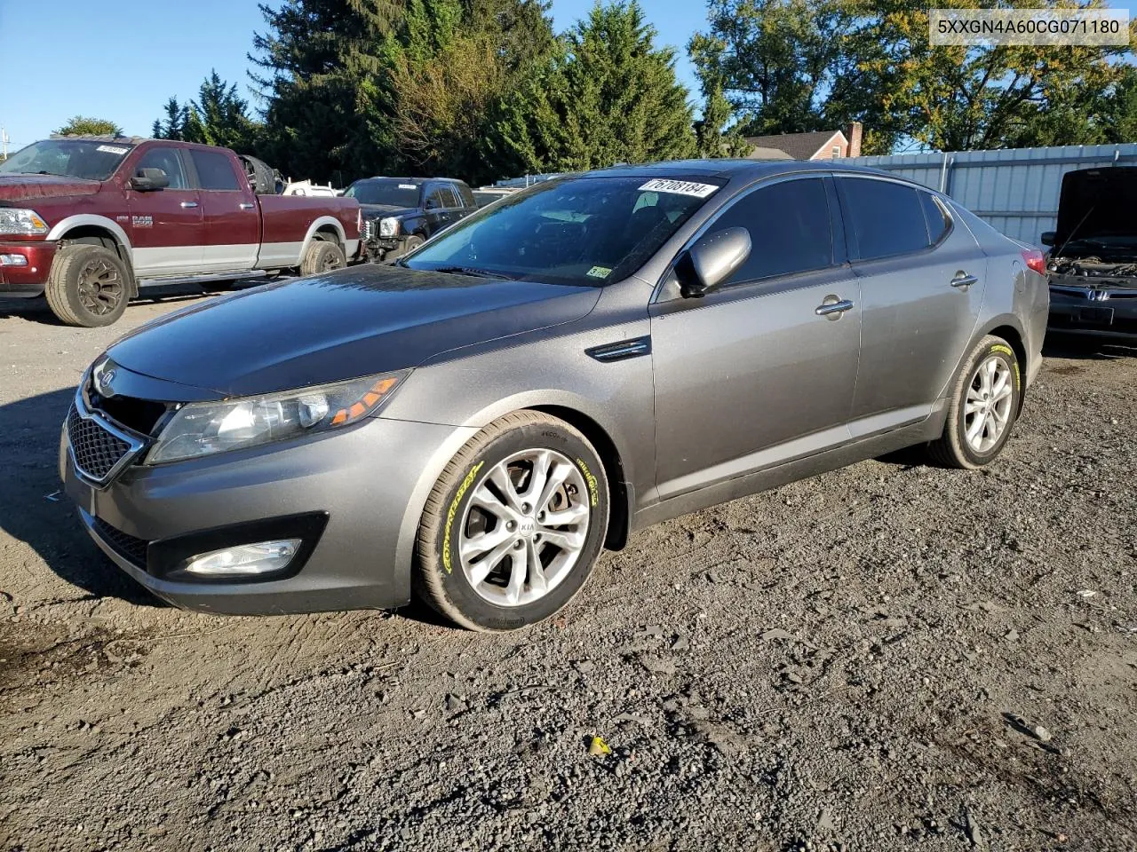 2012 Kia Optima Ex VIN: 5XXGN4A60CG071180 Lot: 76708184