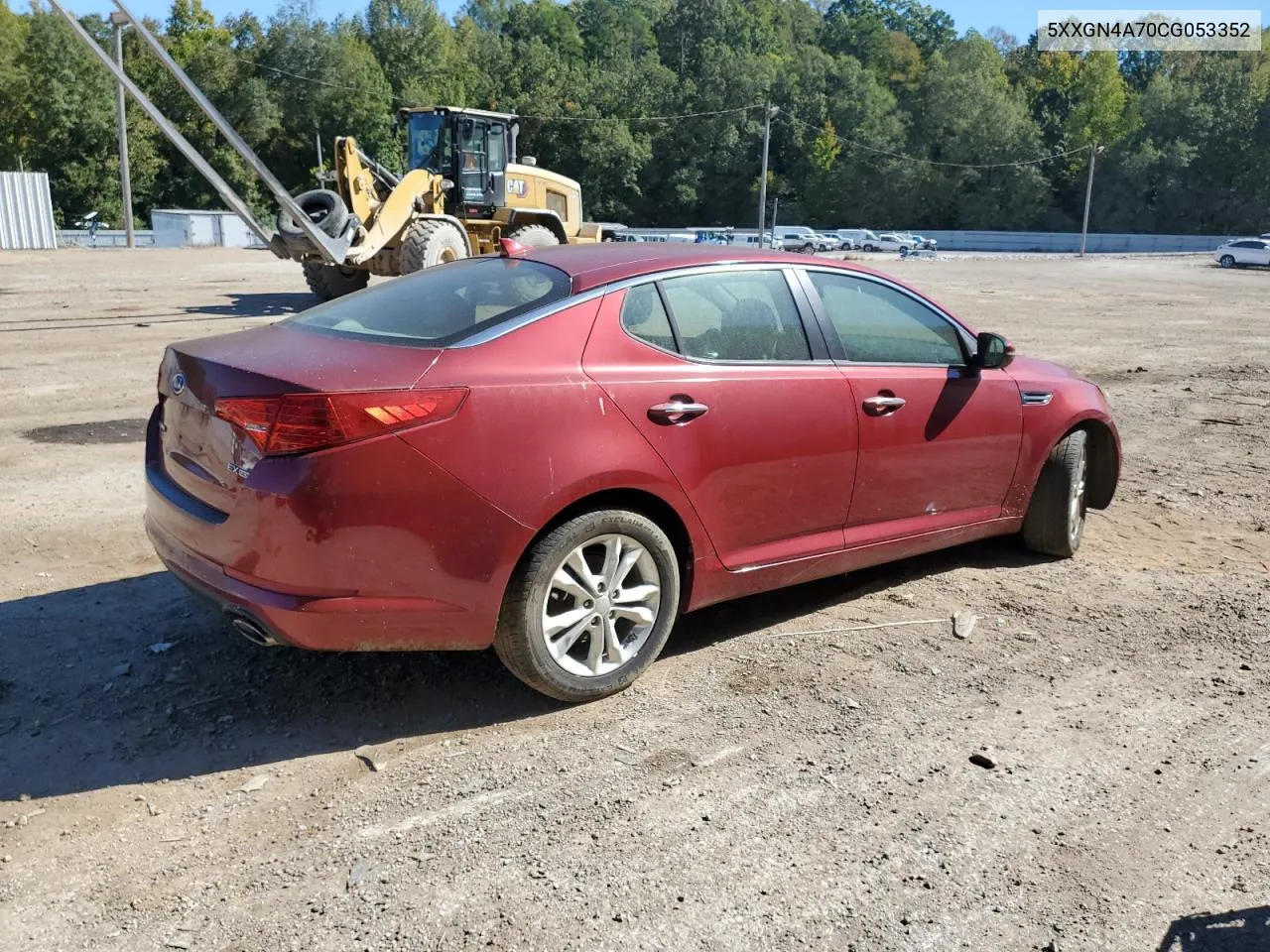 2012 Kia Optima Ex VIN: 5XXGN4A70CG053352 Lot: 76754864