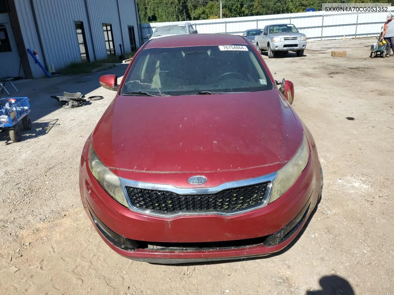 2012 Kia Optima Ex VIN: 5XXGN4A70CG053352 Lot: 76754864