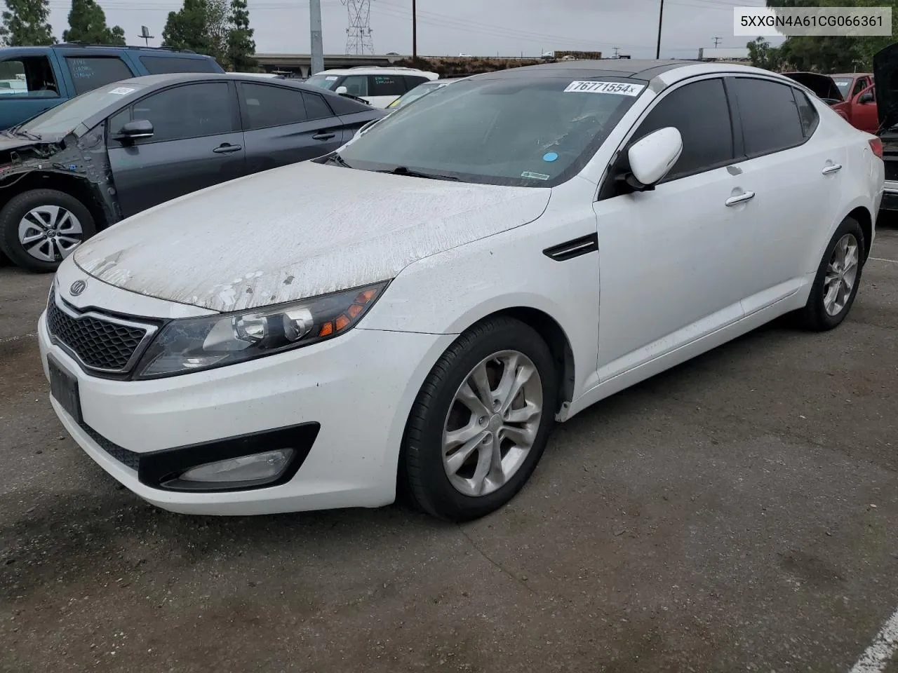 2012 Kia Optima Ex VIN: 5XXGN4A61CG066361 Lot: 76771554