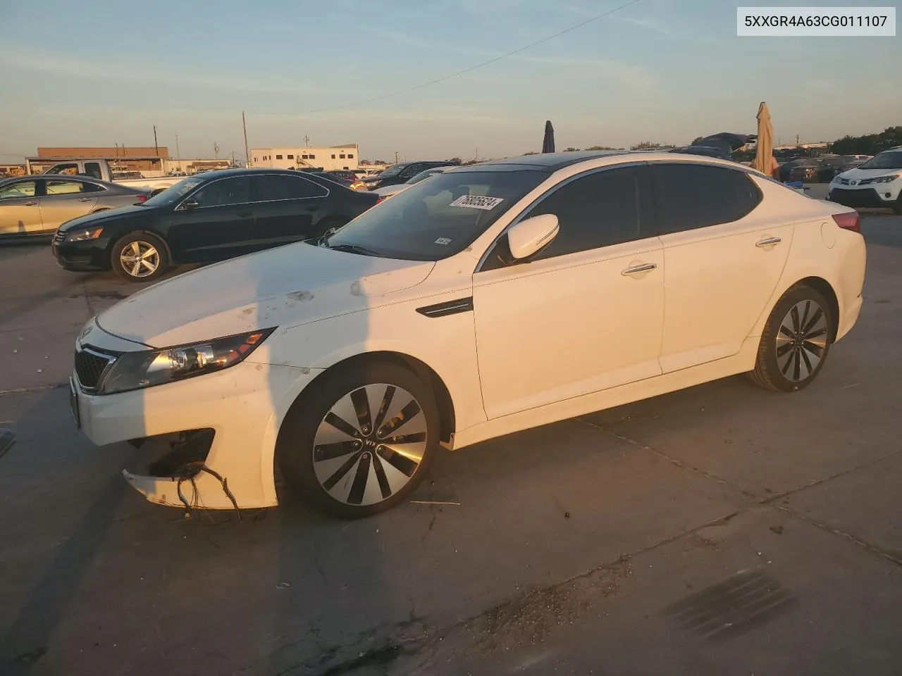 2012 Kia Optima Sx VIN: 5XXGR4A63CG011107 Lot: 76805624