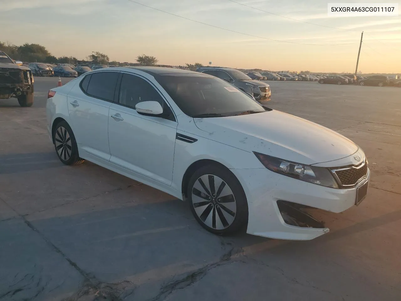 2012 Kia Optima Sx VIN: 5XXGR4A63CG011107 Lot: 76805624