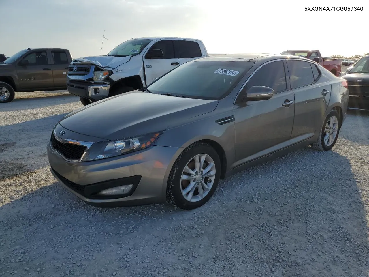 2012 Kia Optima Ex VIN: 5XXGN4A71CG059340 Lot: 76862124