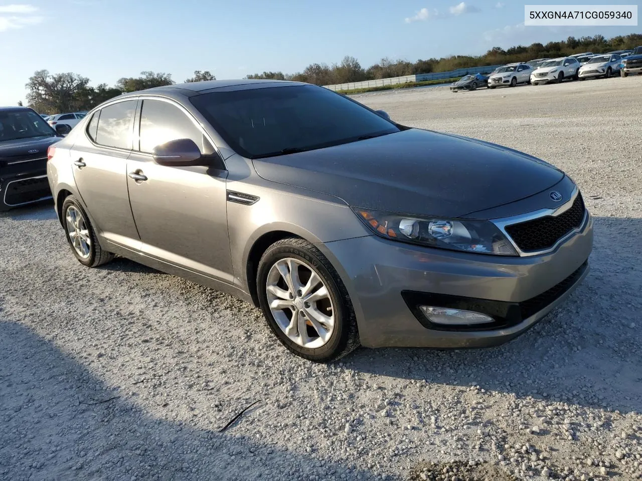 2012 Kia Optima Ex VIN: 5XXGN4A71CG059340 Lot: 76862124