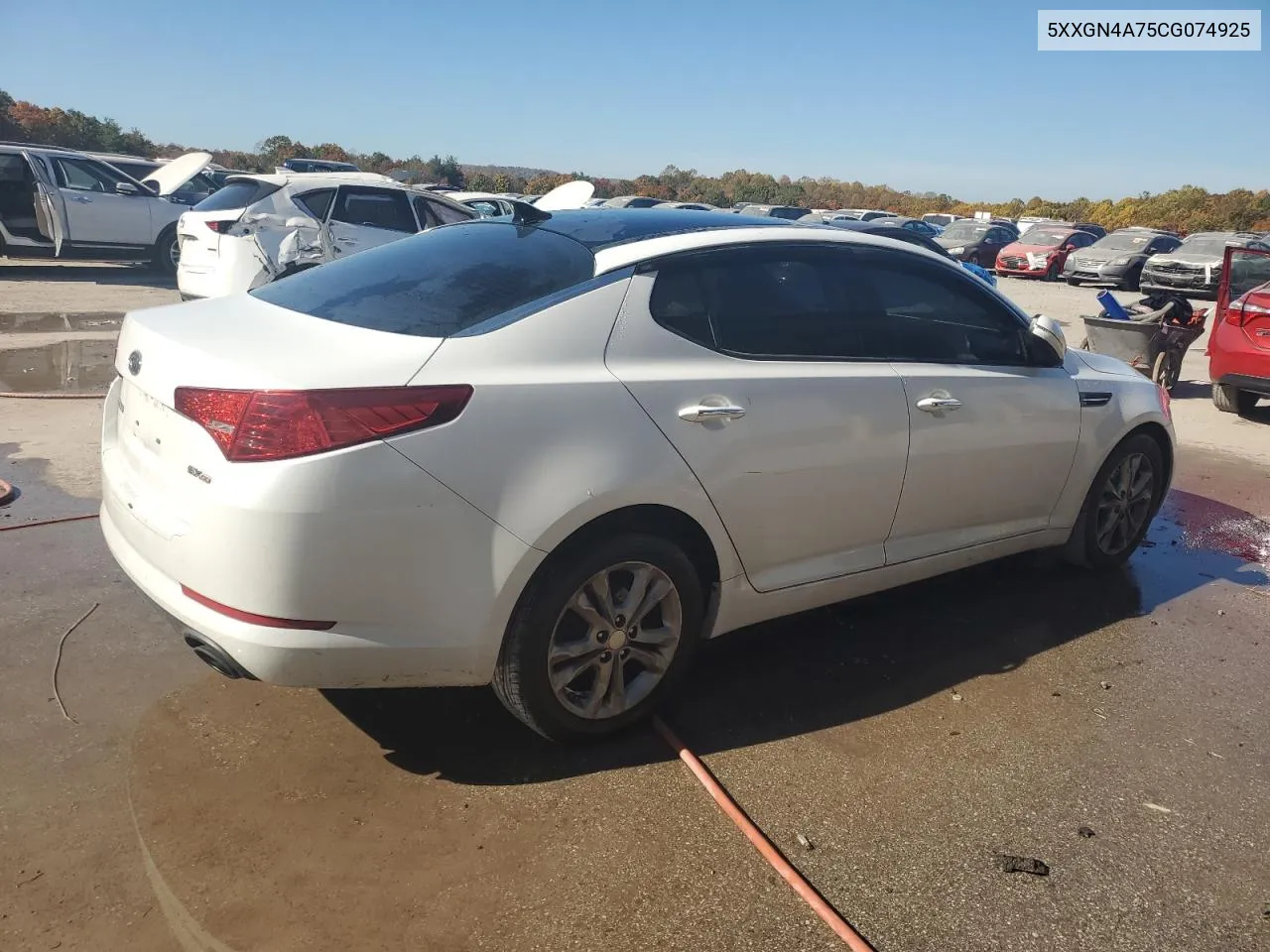 2012 Kia Optima Ex VIN: 5XXGN4A75CG074925 Lot: 76946114