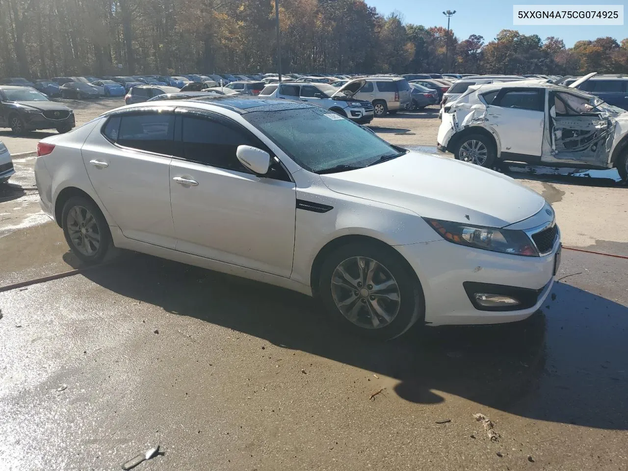 2012 Kia Optima Ex VIN: 5XXGN4A75CG074925 Lot: 76946114