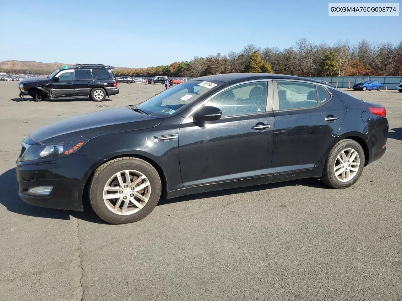 2012 Kia Optima Lx VIN: 5XXGM4A76CG008774 Lot: 77001844