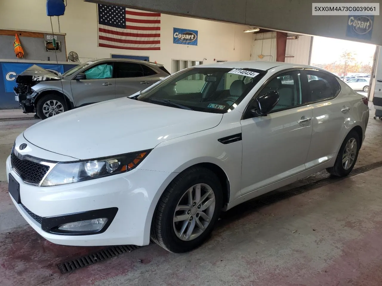 2012 Kia Optima Lx VIN: 5XXGM4A73CG039061 Lot: 77140434