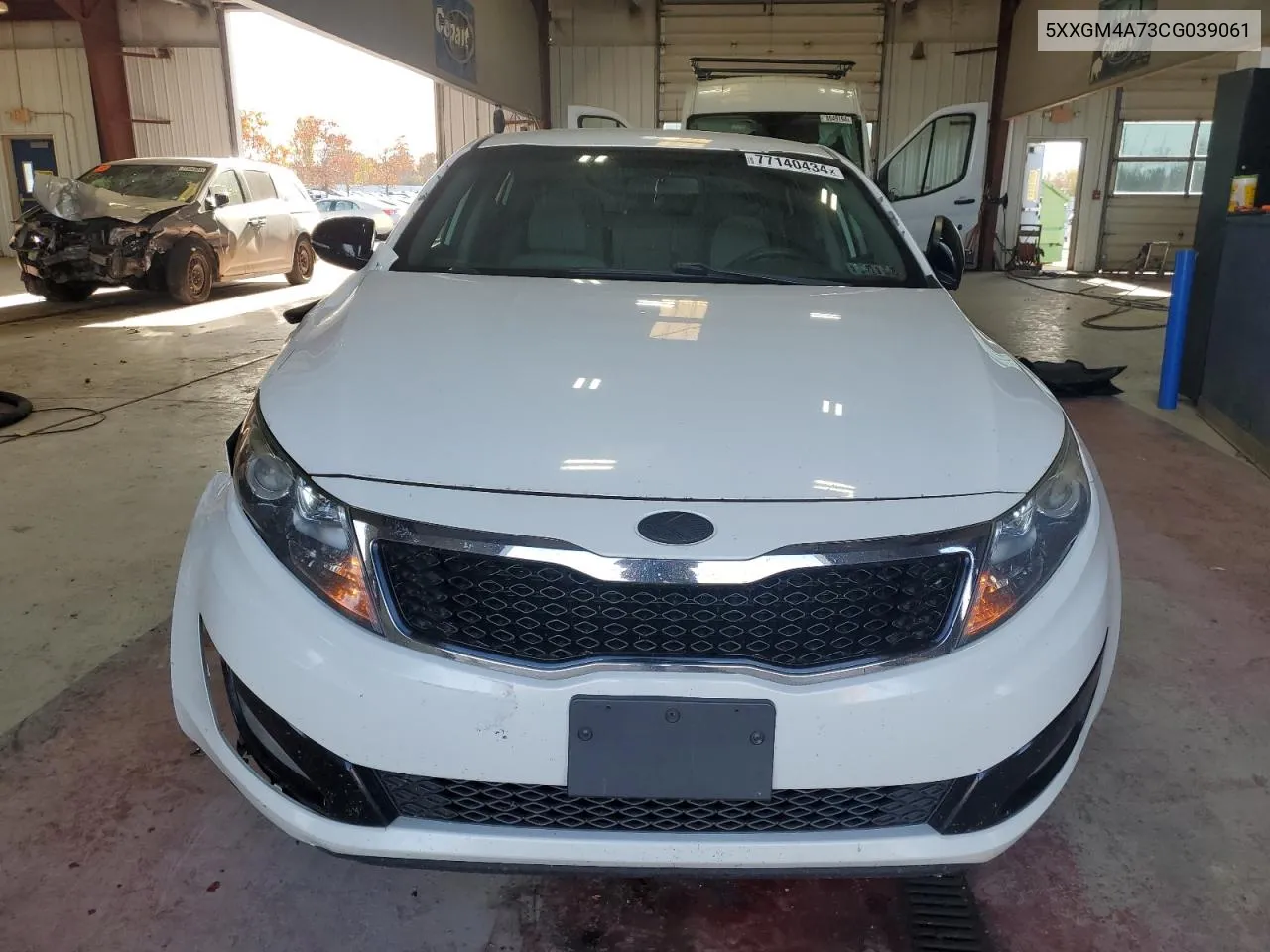 2012 Kia Optima Lx VIN: 5XXGM4A73CG039061 Lot: 77140434