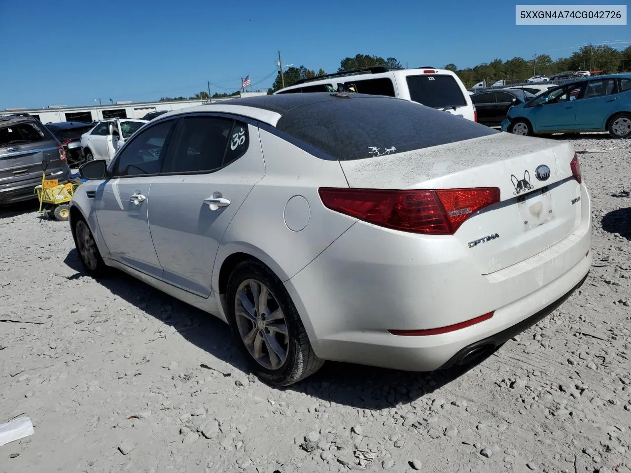 2012 Kia Optima Ex VIN: 5XXGN4A74CG042726 Lot: 77205734