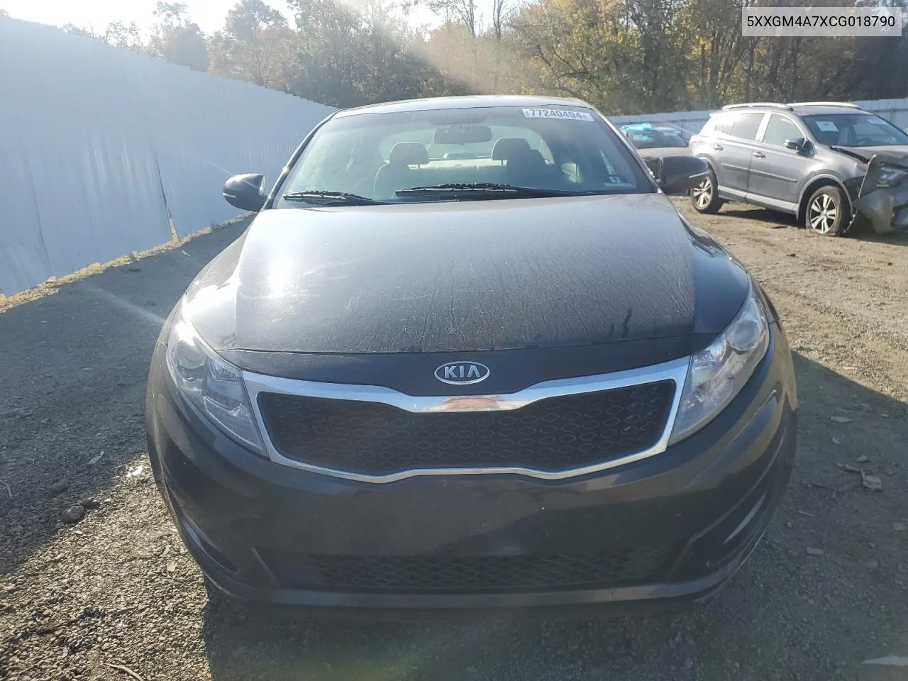 2012 Kia Optima Lx VIN: 5XXGM4A7XCG018790 Lot: 77240494